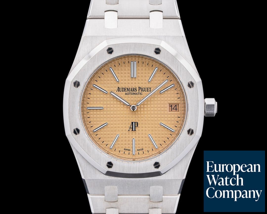 Image of Audemars Piguet 15202BC Royal Oak Jumbo Extra-Thin 18K White Gold Salmon Dial