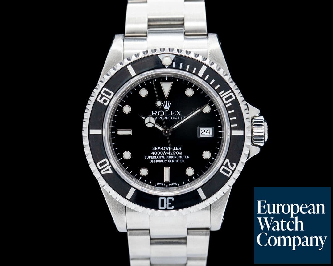 Image of Rolex 16600 Sea-Dweller SS Black Dial FULL SET