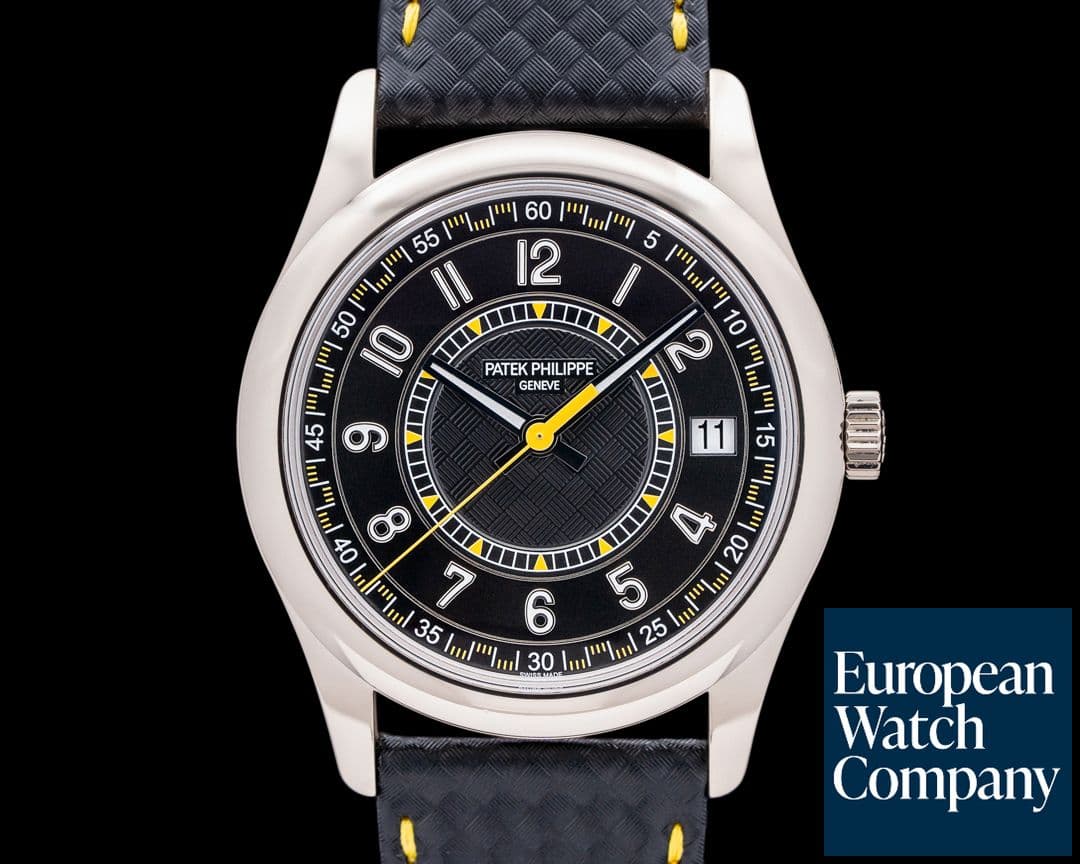 Image of Patek Philippe 6007G Calatrava 18K White Gold Ebony Black Dial
