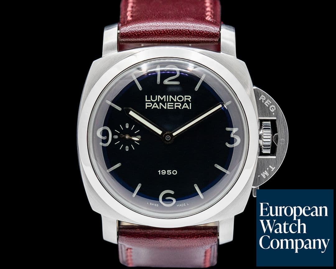 Image of Panerai Luminor 1950 "Fiddy" 47MM SS Black Dial