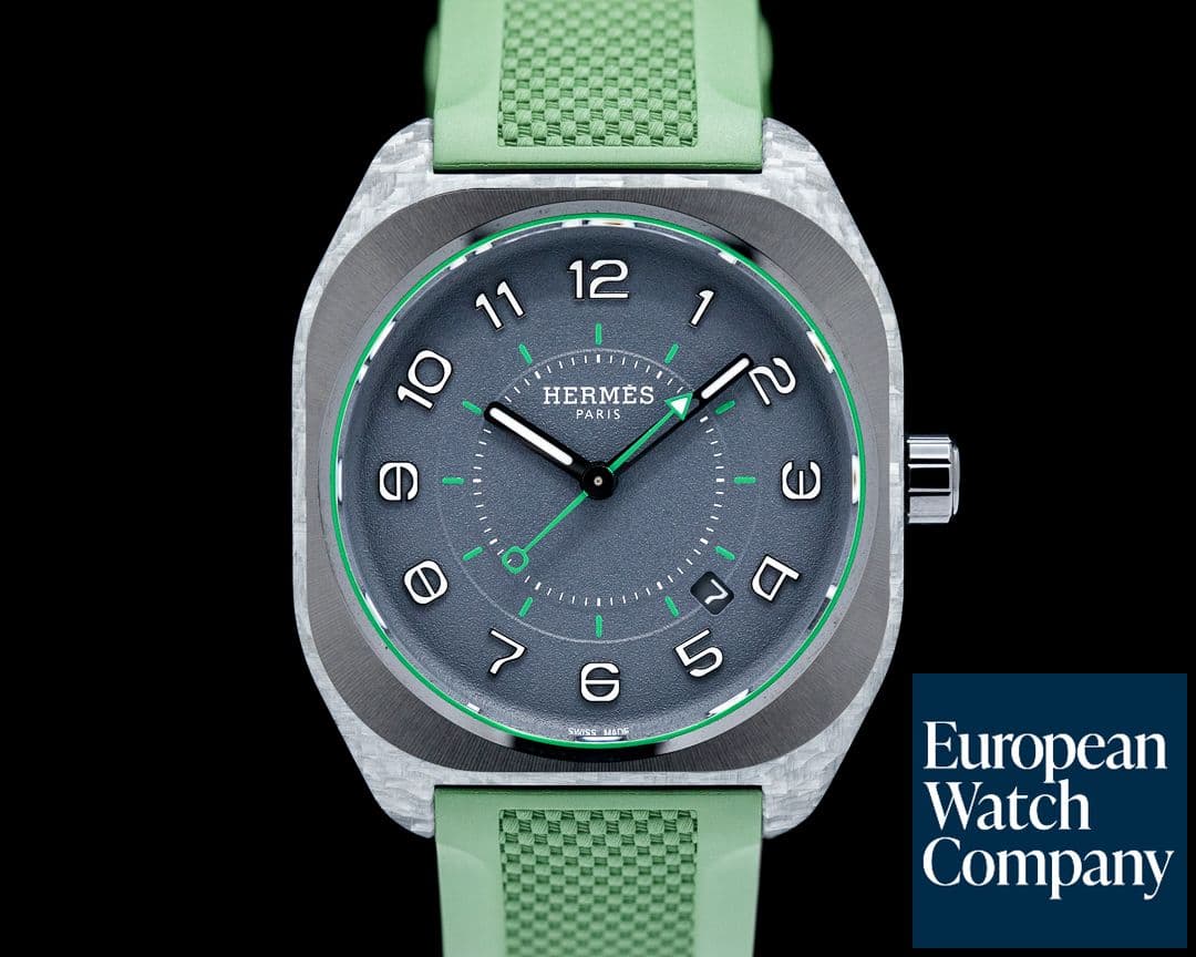Image of Hermes H08 Composite Slate Powder Titanium / Ceramic Gray Dial 2025