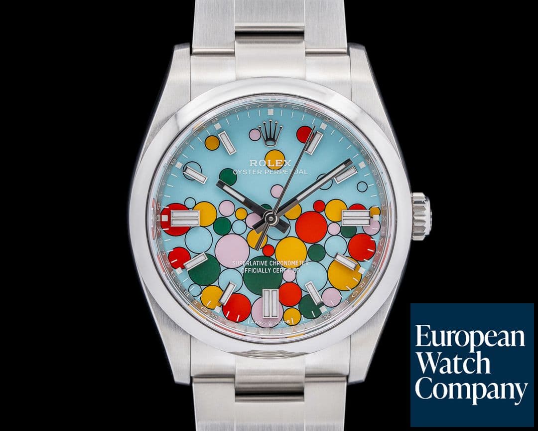 Image of Rolex 126000 Oyster Perpetual 36 SS Celebration Dial 2024 UNWORN FULL SET