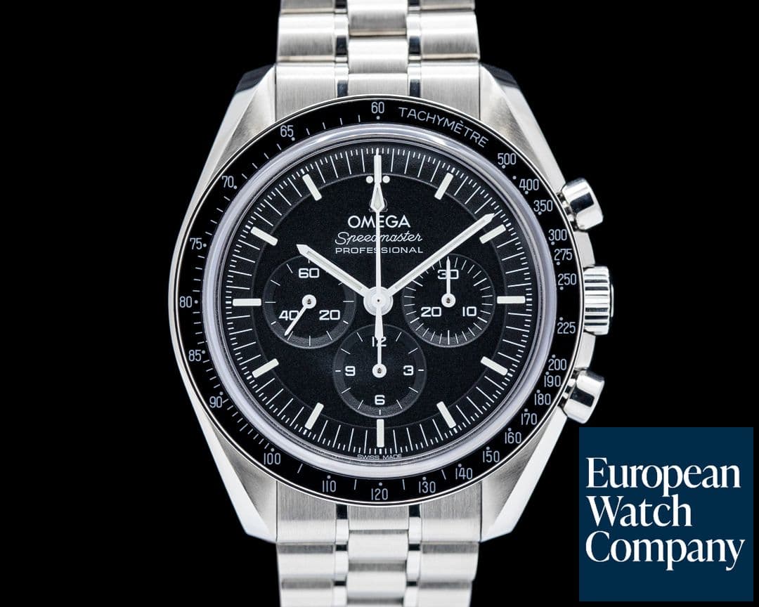 Image of Omega Speedmaster Professional Moonwatch SS Black Dial