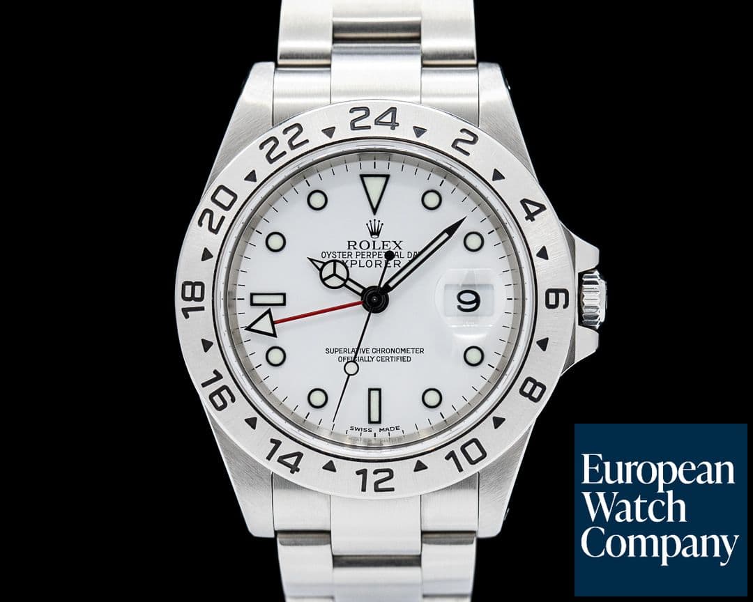 Image of Rolex 16570 Explorer II SS White Dial Circa. 2001