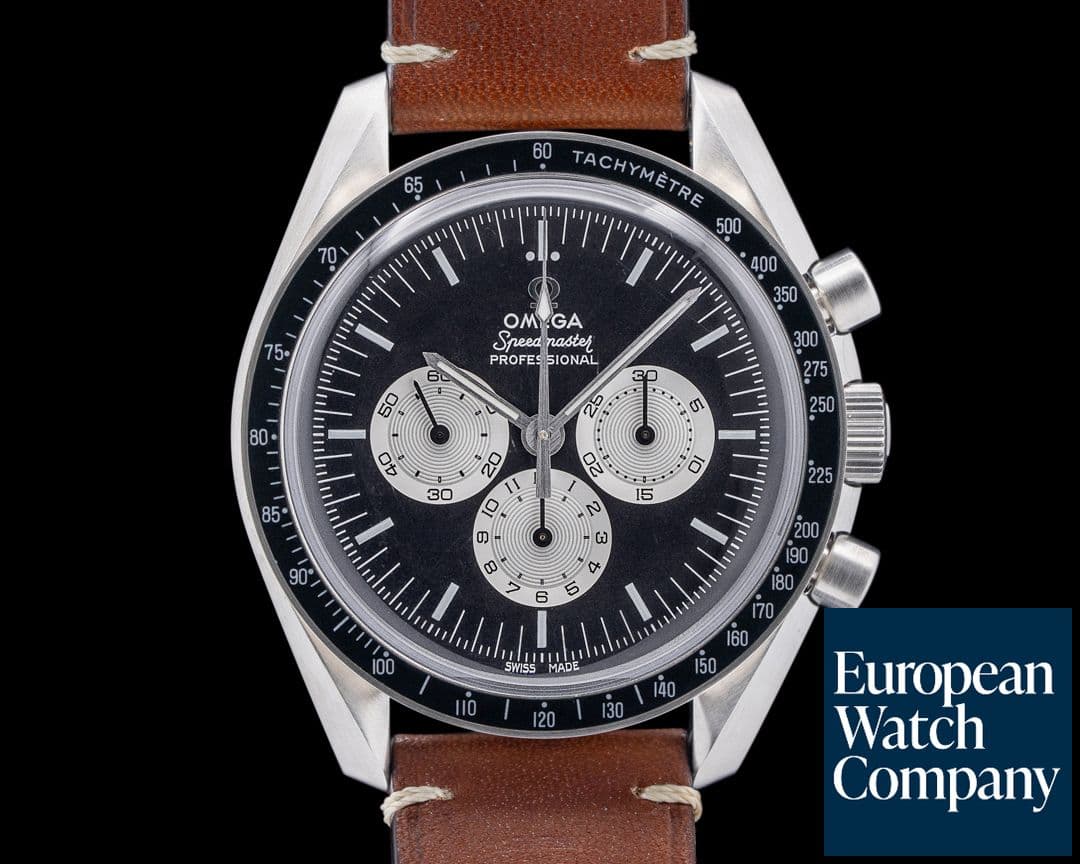Image of Omega Speedmaster Speedy Tuesday SS Black Reverse Panda Dial