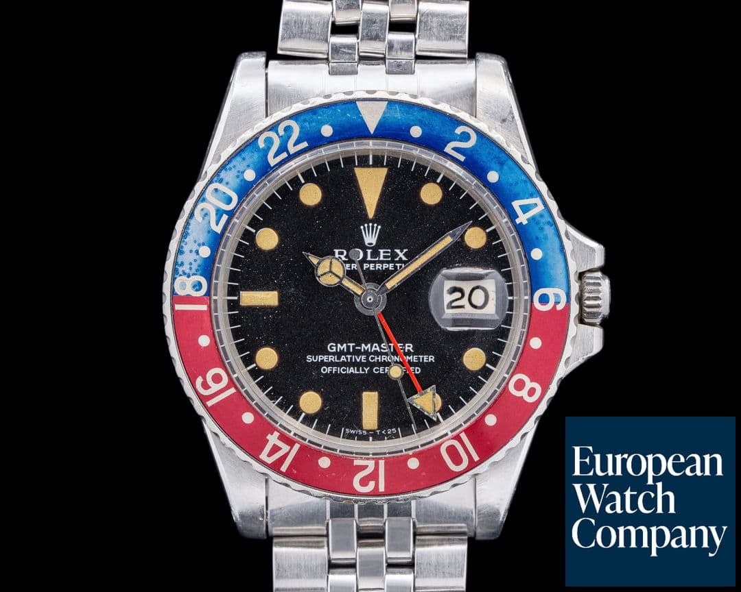 Image of Rolex Vintage GMT Master "Pepsi Bezel" SS Jubilee C. 1969