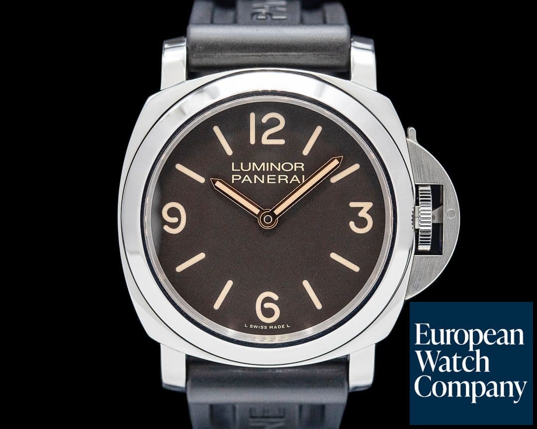 Image of Panerai PAM00390 Luminor Base 44 SS Brown Dial