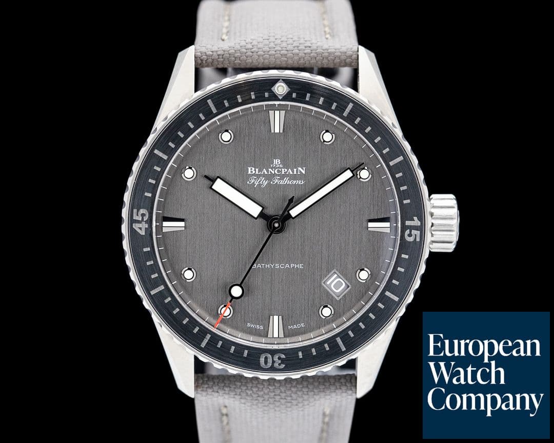 Image of Blancpain 5000 1210 G52A Bathyscaphe Titanium Anthracite Dial 2024