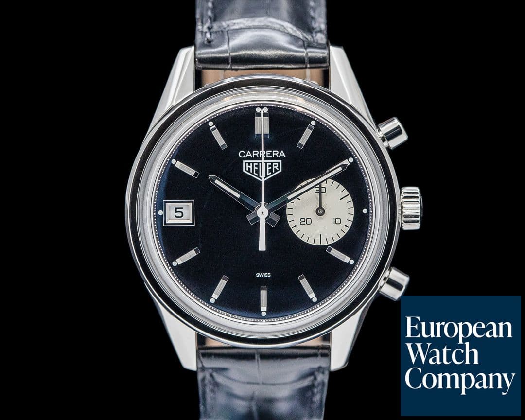 Image of TAG Heuer Carrera X Hodinkee SS Black Dial LIMITED