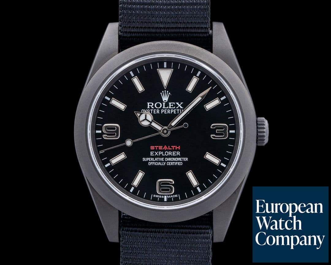 Image of Rolex 214270 Explorer I Stealth MK V Project X Designs LIMITED