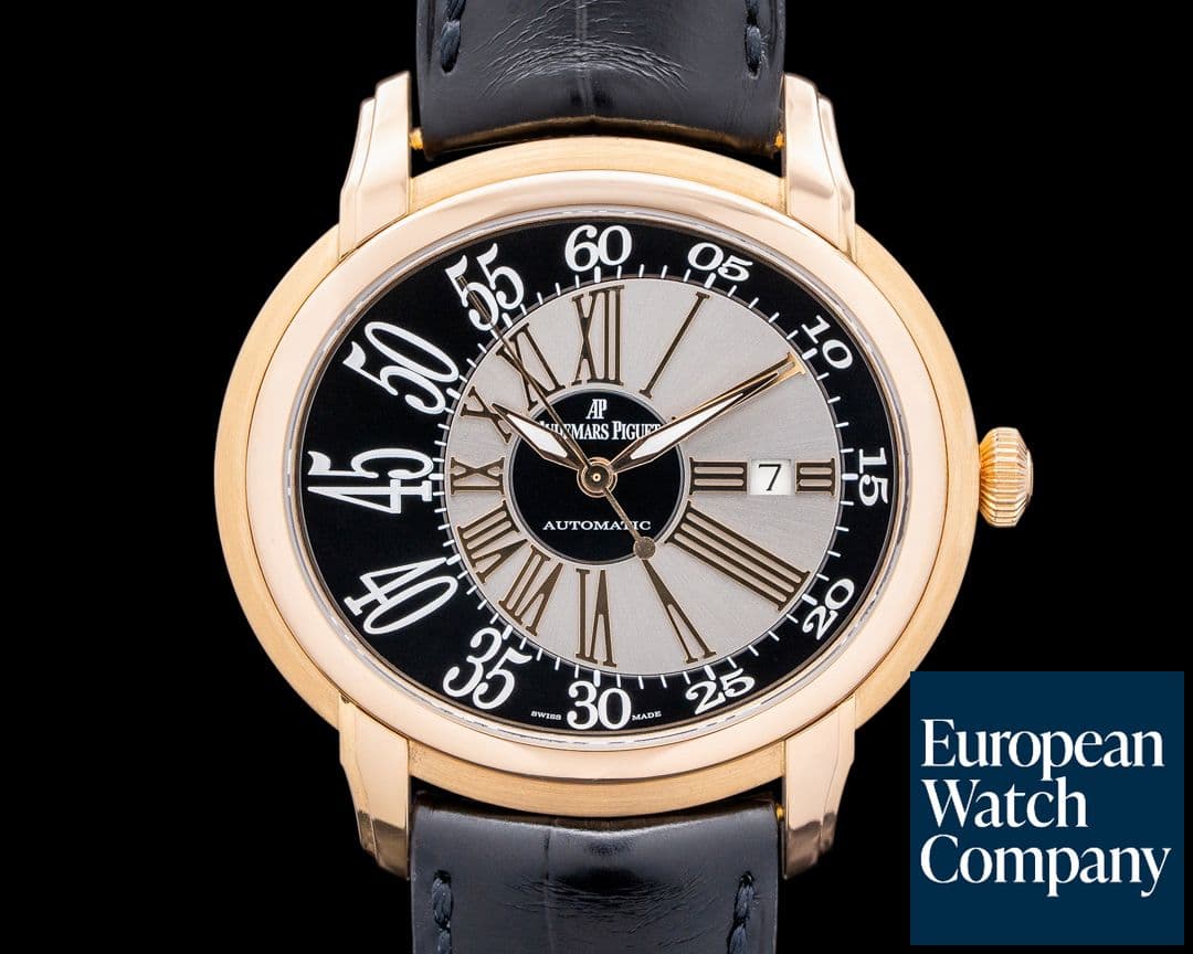 Image of Audemars Piguet 15320OR Millenary 18K Rose Gold Black Dial