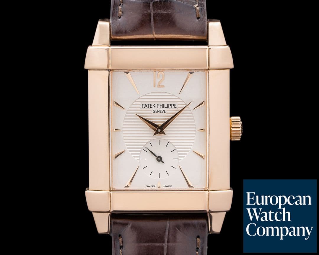 Image of Patek Philippe 5111R Gondolo 18K Rose Gold Silver Dial