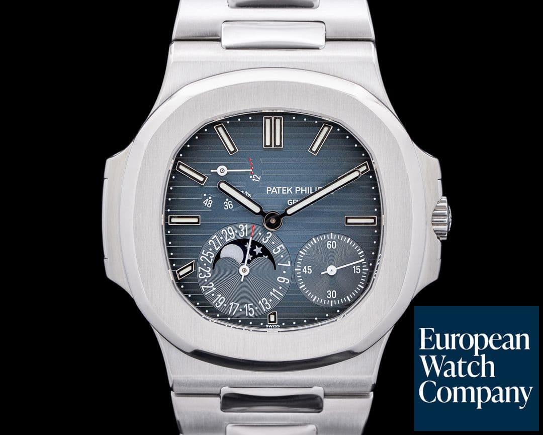 Image of Patek Philippe 5712 Nautilus Jumbo SS Blue Dial