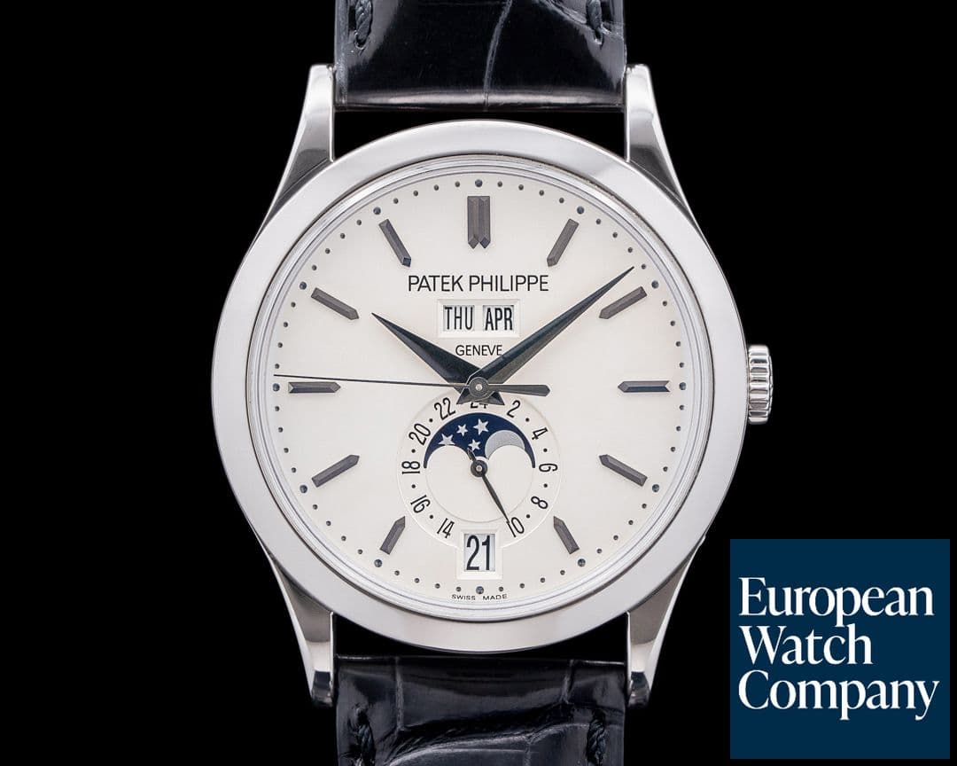 Image of Patek Philippe 5396G Annual Calendar 18K White Gold Silver Dial