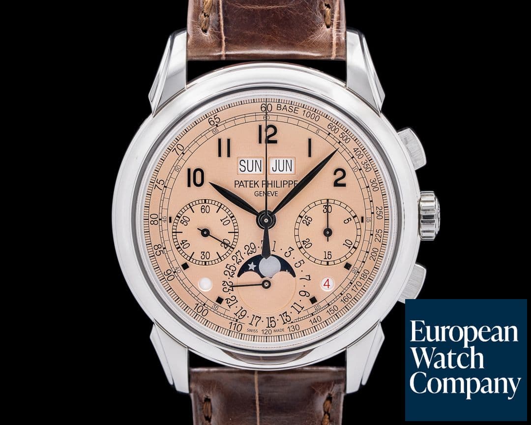 Image of Patek Philippe 5270P-001 Perpetual Calendar Chronograph Platinum Salmon Dial