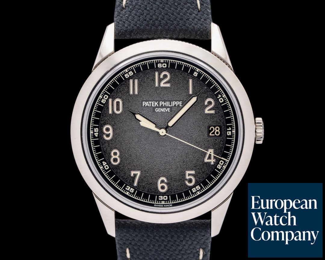 Image of Patek Philippe 5226G Calatrava 18K White Gold Charcoal Gray Dial