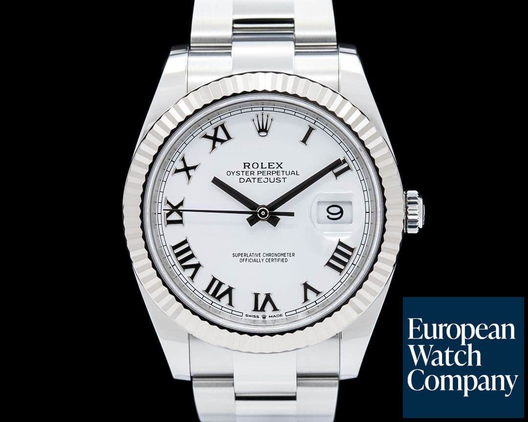 Image of Rolex 126334 Datejust 41 SS White Roman Dial 2024