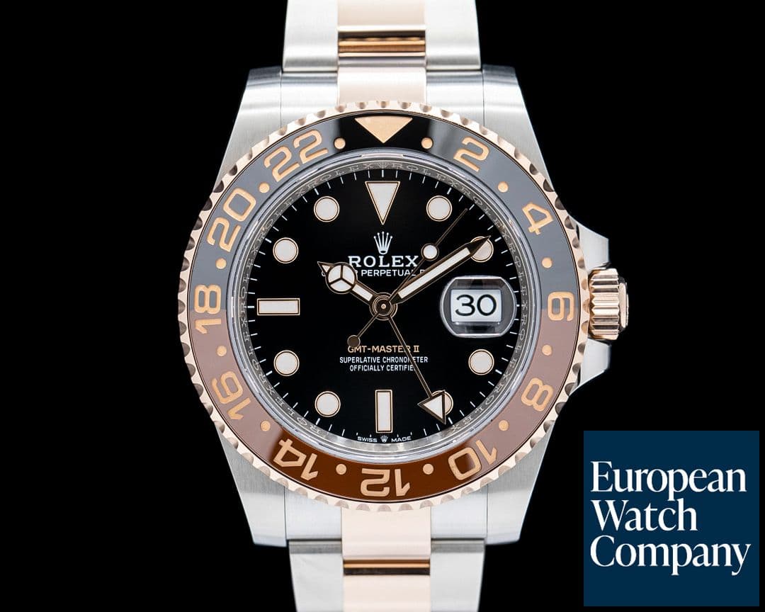 Image of Rolex 126711CHNR GMT-Master II SS / 18K Everose Black Dial 2024 FULL SET