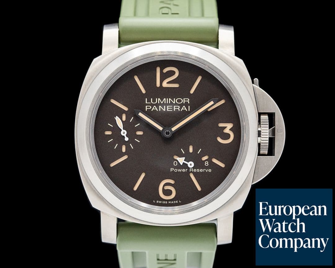 Image of Panerai PAM00797 Luminor 8 Days Power Reserve Titanium Brown Dial