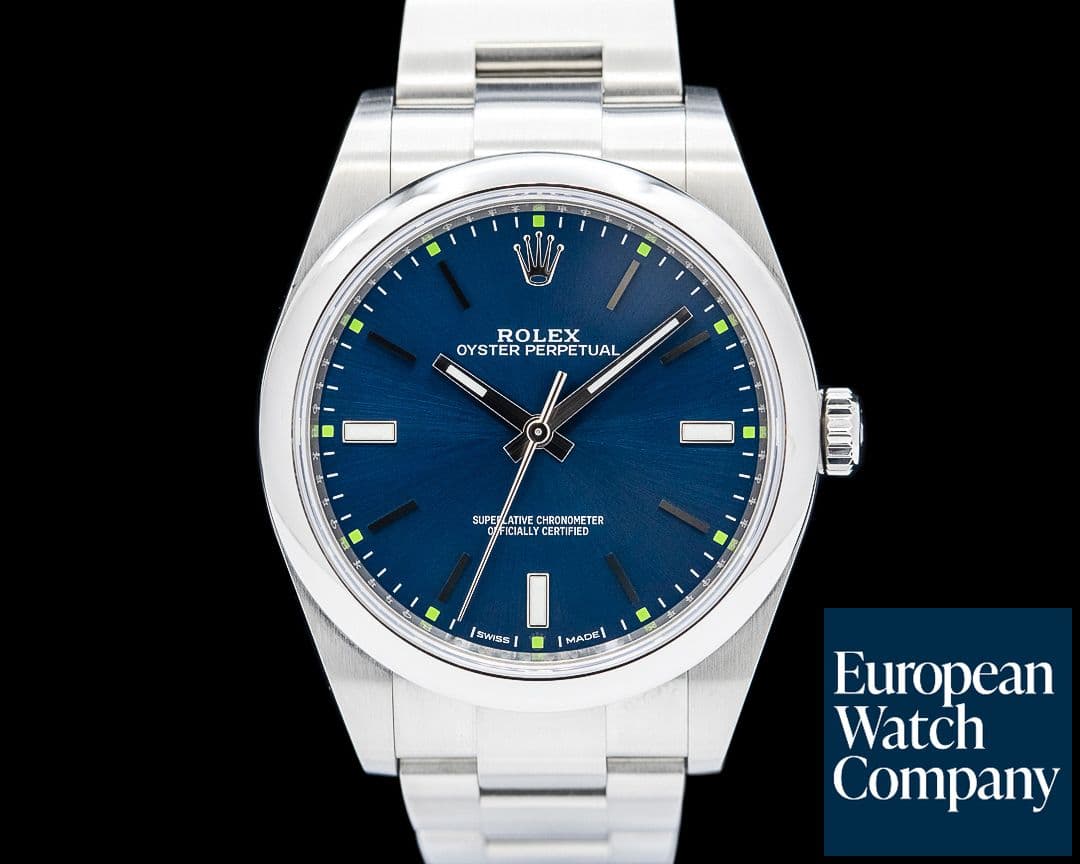 Image of Rolex 114300 Oyster Perpetual SS Blue Dial