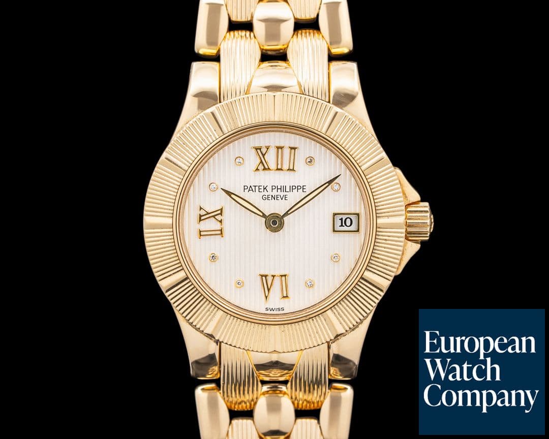 Image of Patek Philippe 4881/1J Neptune 18K Yellow Gold Ivory Dial