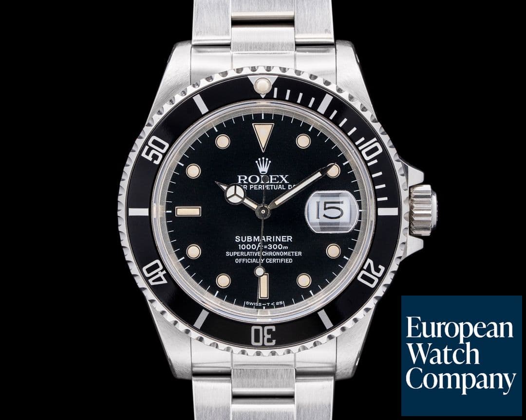 Image of Rolex 16610 Submariner SS Black Dial Circa. 1989