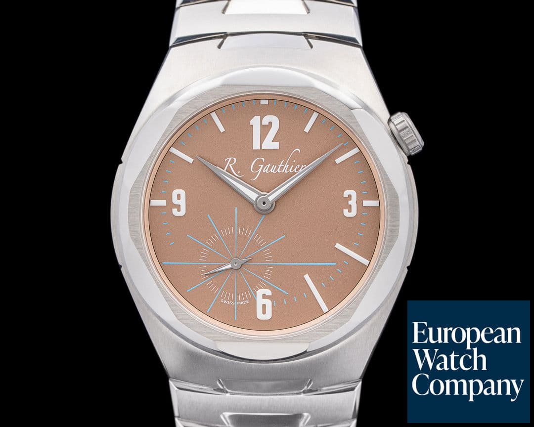 Image of Romain Gauthier MON00581 C Titanium Salmon Dial