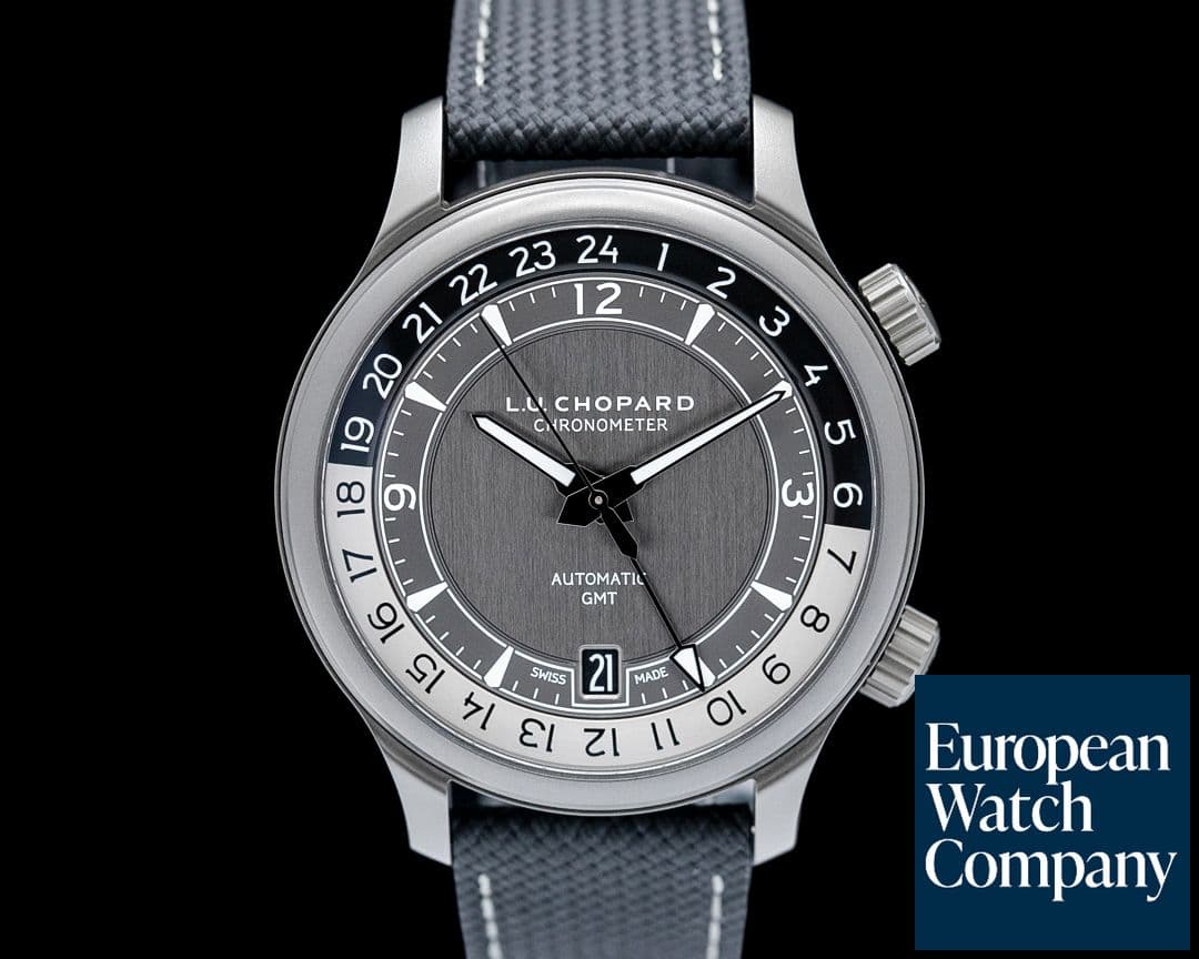 Image of Chopard 168579-3004 L.U.C GMT One Titanium Gray Dial LIMITED