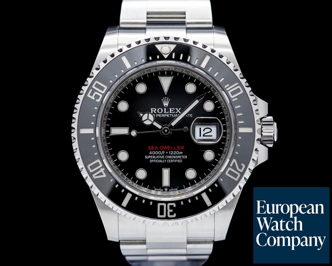 Image of Rolex 126660 Sea-Dweller Deepsea "50th Anniversary" SS Black Dial FULL SET