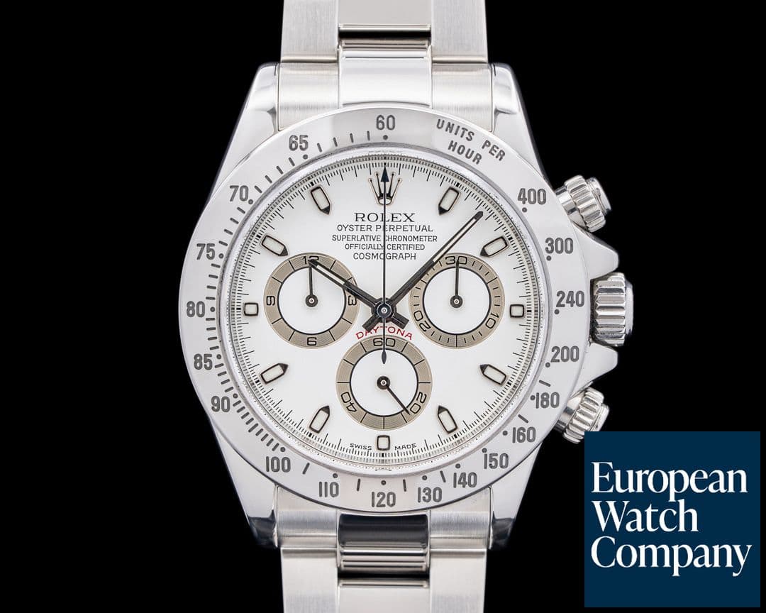 Image of Rolex 116520 Daytona SS White Dial