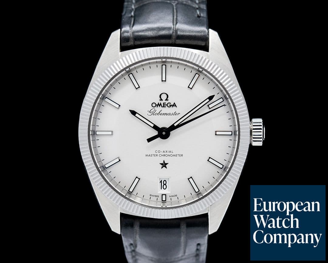 Image of Omega Constellation Globemaster SS Opaline Silver Pie Pan Dial