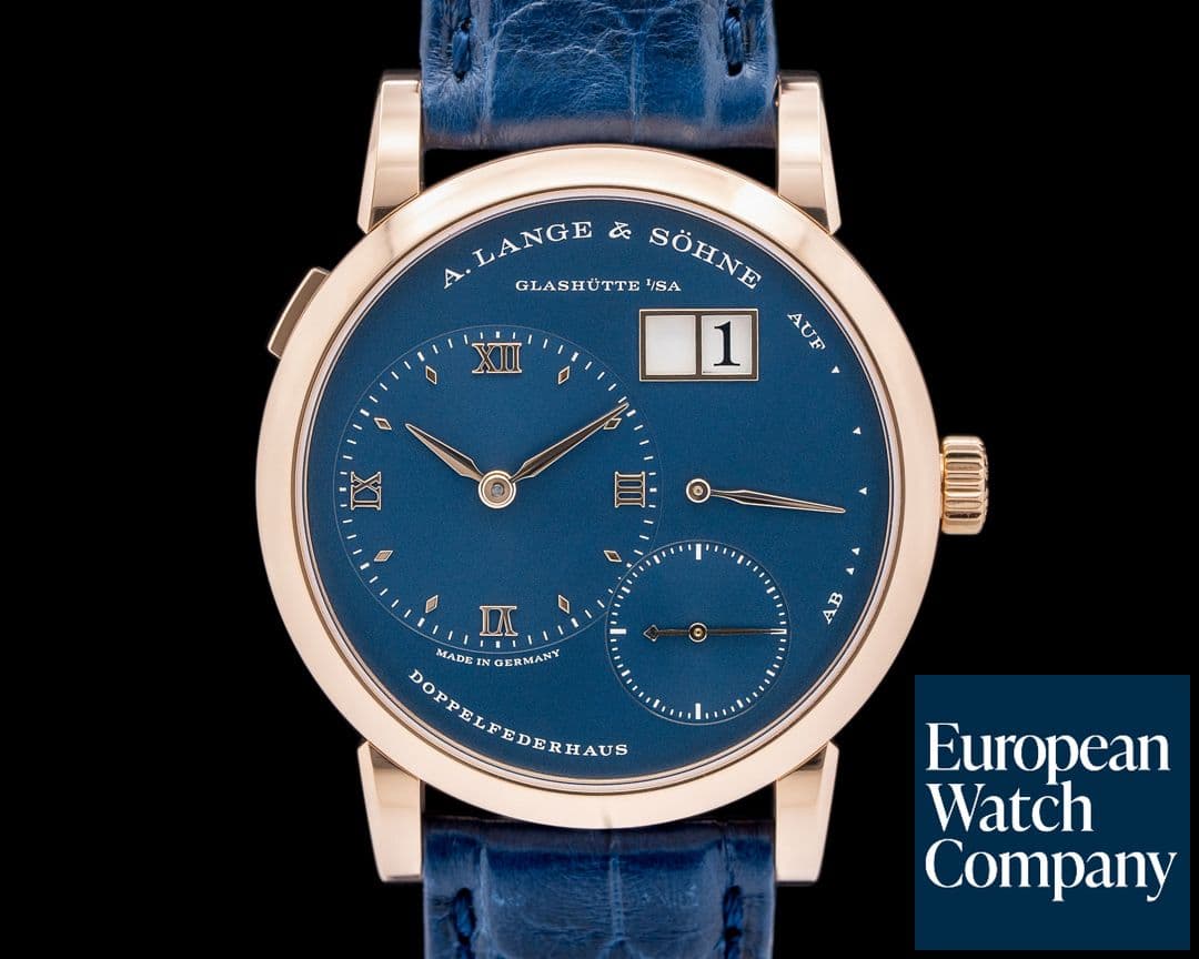 Image of A. Lange and Sohne 191.063 Lange 1 18K Rose Gold Blue Dial 2025