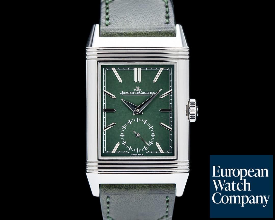 Image of Jaeger LeCoultre Q3978430 Reverso Tribute SS Green Dial