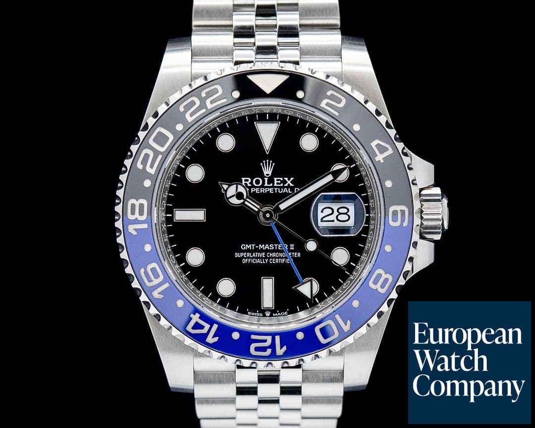 Image of Rolex 126710BLNR GMT Master II "Batgirl" Jubilee SS Black Dial 2024