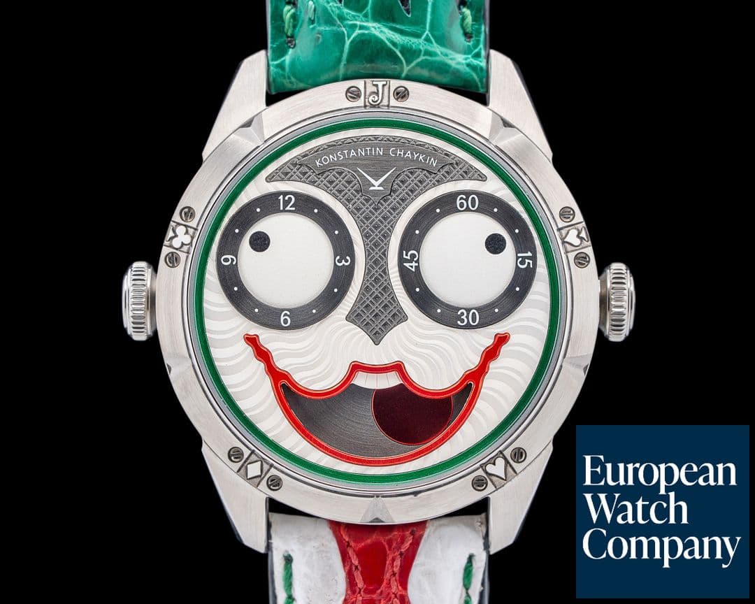Image of Konstantin Chaykin Joker Titanium White Dial LIMITED RARE