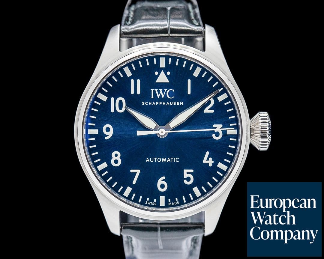 Image of IWC IW329303 Big Pilot 43 SS Blue Dial