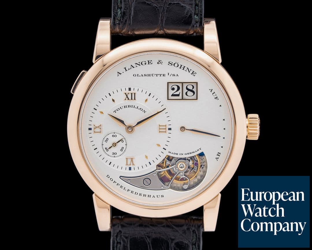Image of A. Lange and Sohne Lange 1 704.032 18K Rose Gold Tourbillon LIMITED