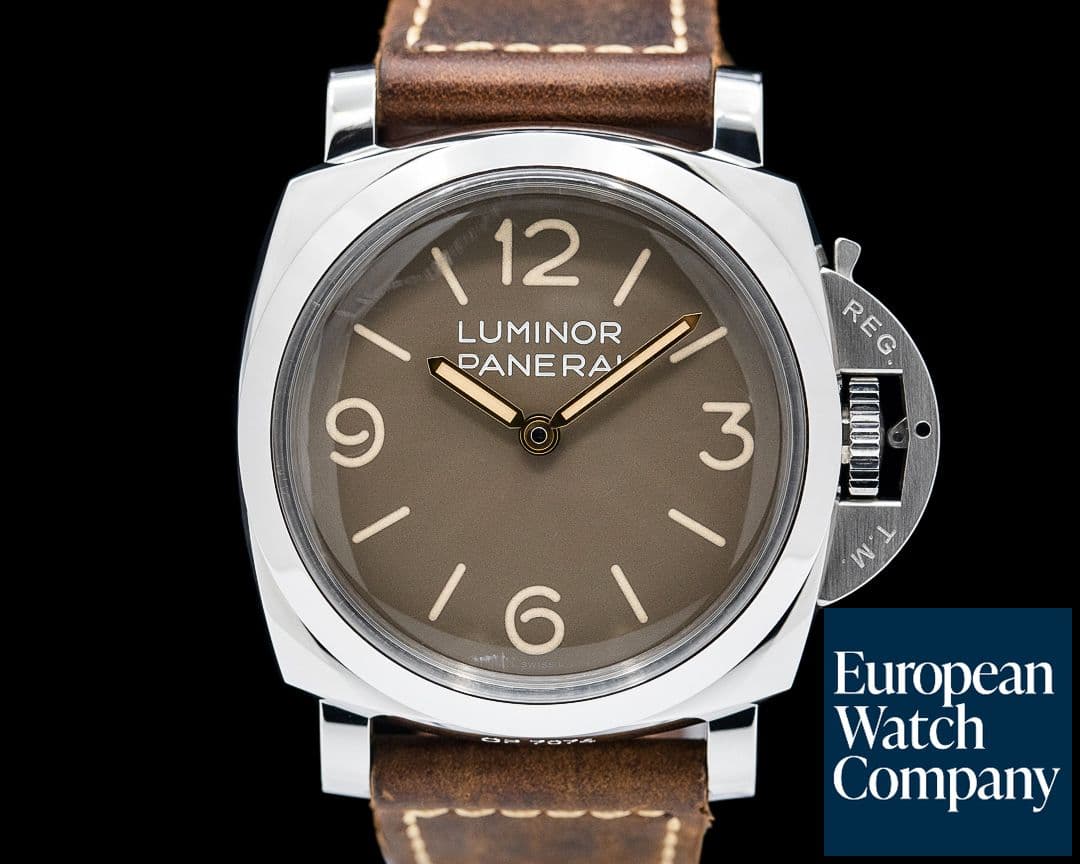 Image of Panerai Luminor 1950 3 Days SS Brown Dial LIMITED