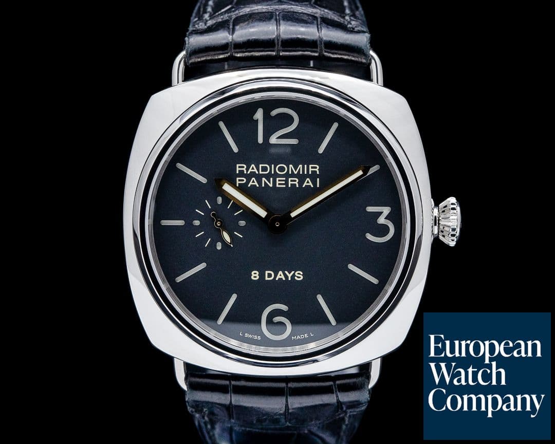 Image of Panerai Radiomir 8 Days SS Black Dial