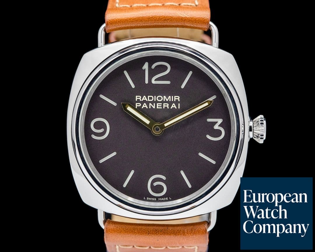 Image of Panerai PAM00232 Radiomir 1938 SS Brown Dial LIMITED
