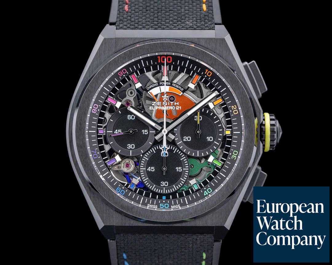 Image of Zenith Defy 21 Chroma II Black Ceramic Skeleton Dial 2024 LIMITED