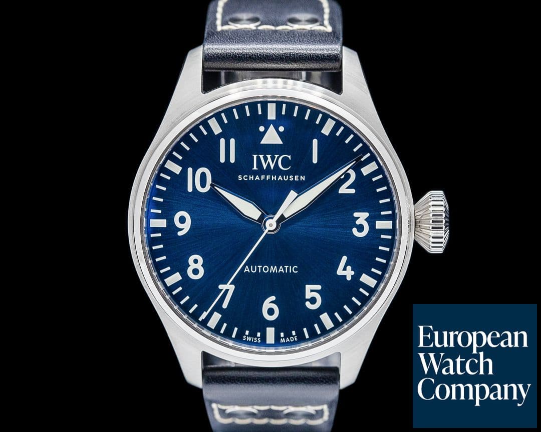 Image of IWC IW329303 Big Pilot 43MM SS Blue Dial