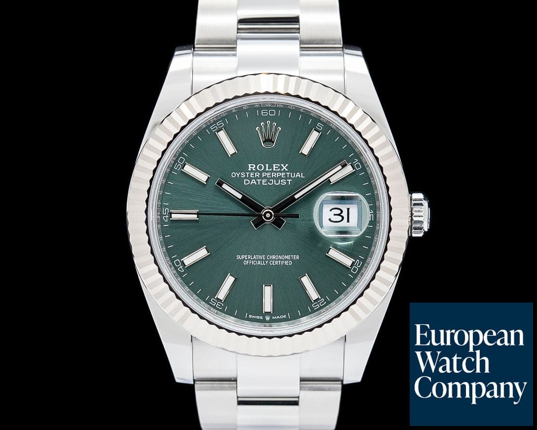 Image of Rolex 126334 Datejust 41 SS Green Dial 2024