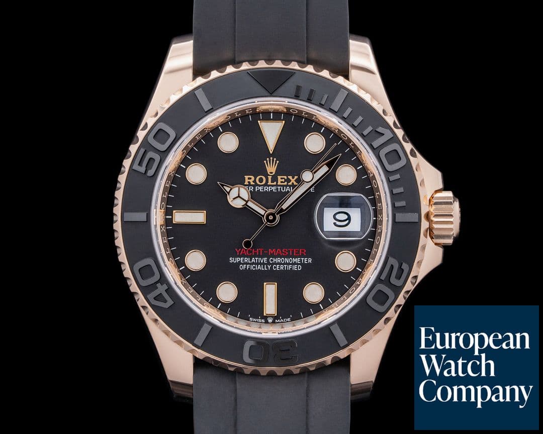 Image of Rolex 126655 Yacht-Master 40 Everose Gold Black Dial