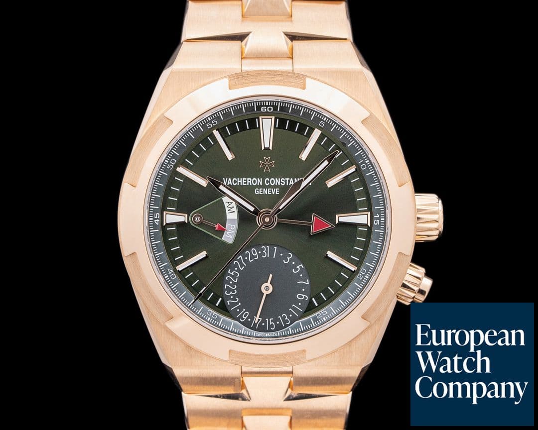 Image of Vacheron Constantin 7920V Overseas Dual Time 18K Rose Gold Green Dial 2025