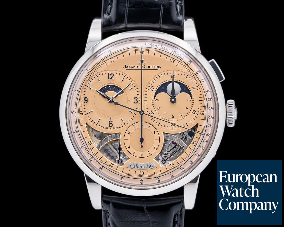 Image of Jaeger LeCoultre Q622656J Duometre Chronograph Moon Platinum Salmon Dial 2024