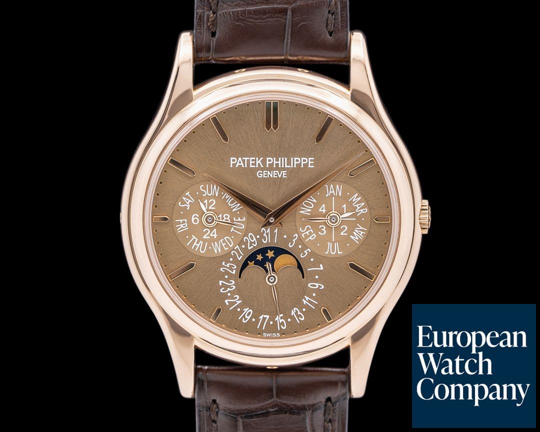 Image of Patek Philippe 5140R-001 Perpetual Calendar 18K Rose Gold Brown Dial