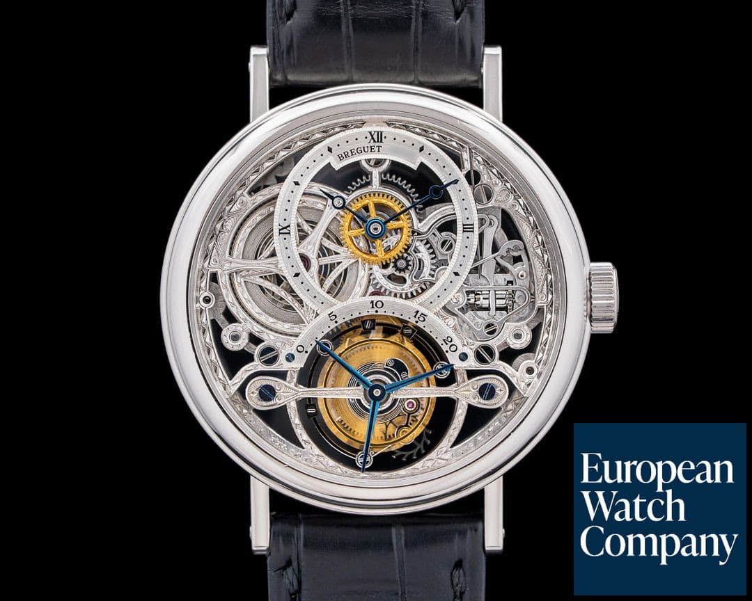 Image of Breguet 3355PT Tourbillon Manual Wind Platinum Skeleton Dial