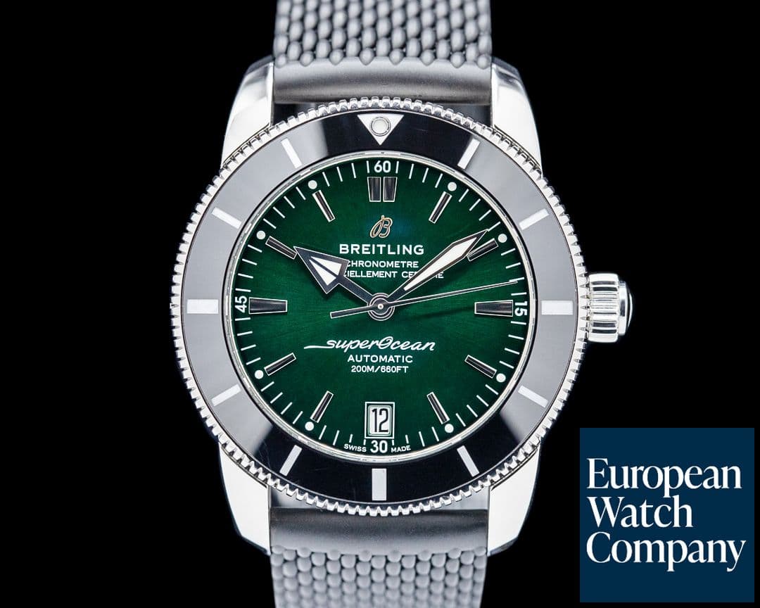 Image of Breitling AB201 Superocean Heritage B20 Automatic 42MM SS Green Dial