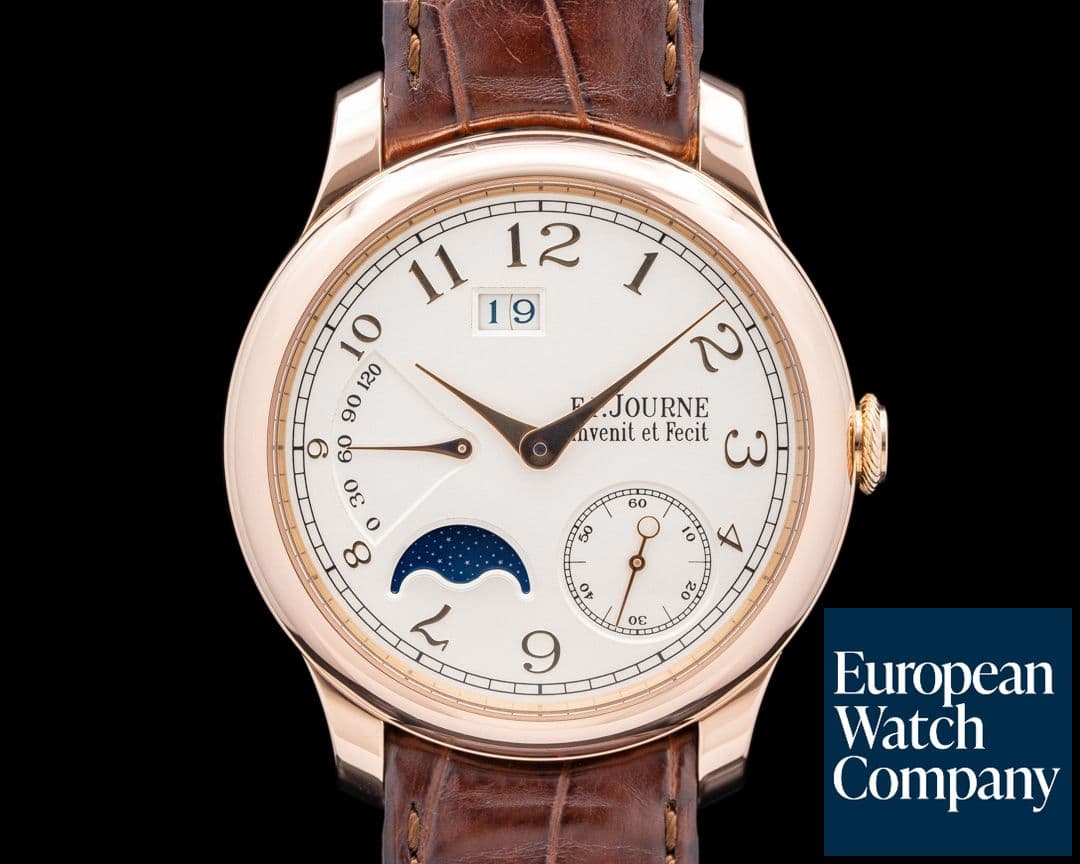 Image of F. P. Journe Octa Lune Automatic 18K Rose Gold Ivory Cream Dial